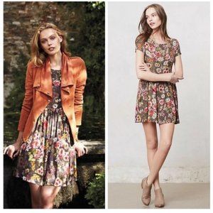 Anthropologie Botanica Swing Dress Sam Lavi Floral